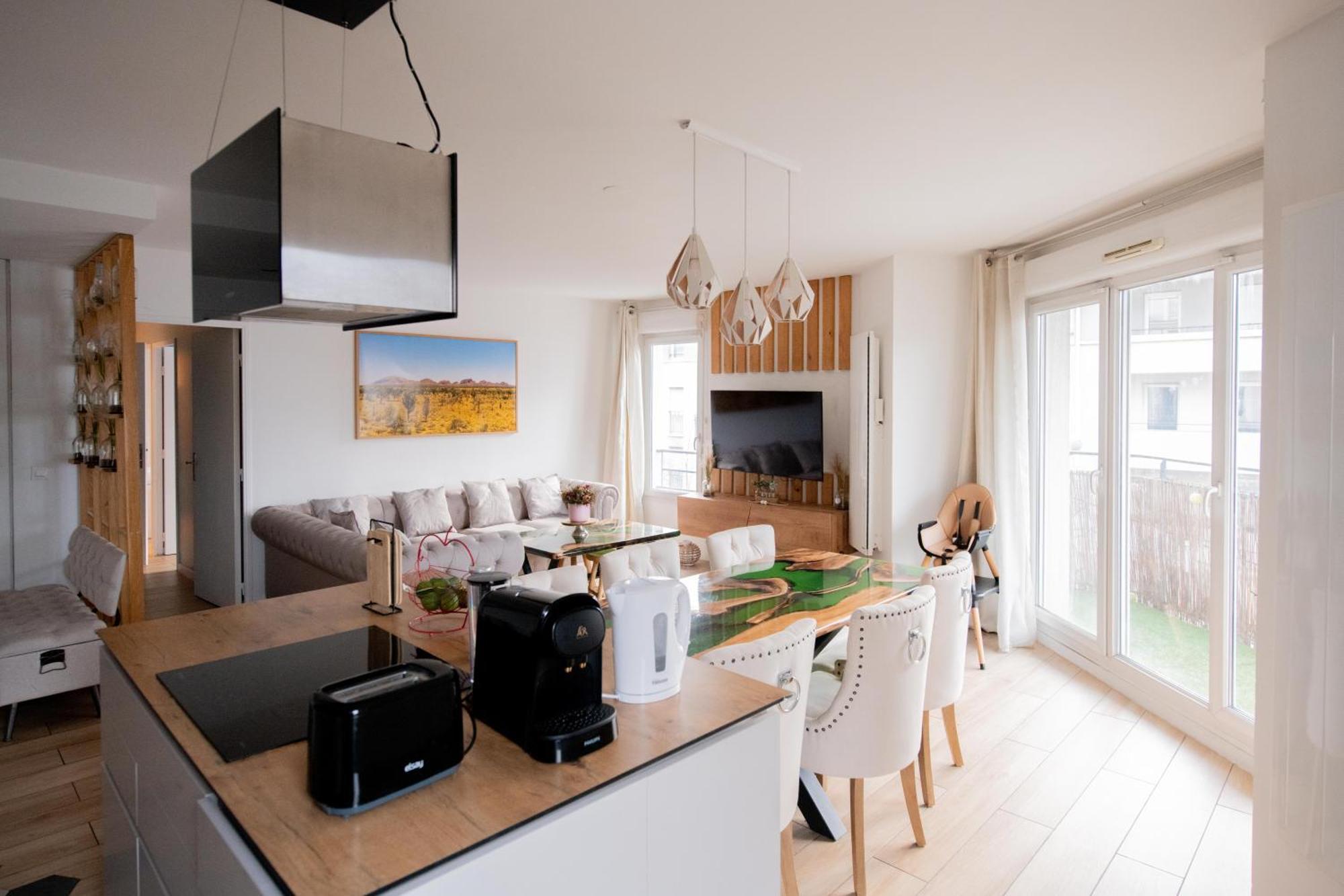 Elise De Roche Equipe Balcon Parking Rer B Apartment เลอบูร์เช ภายนอก รูปภาพ